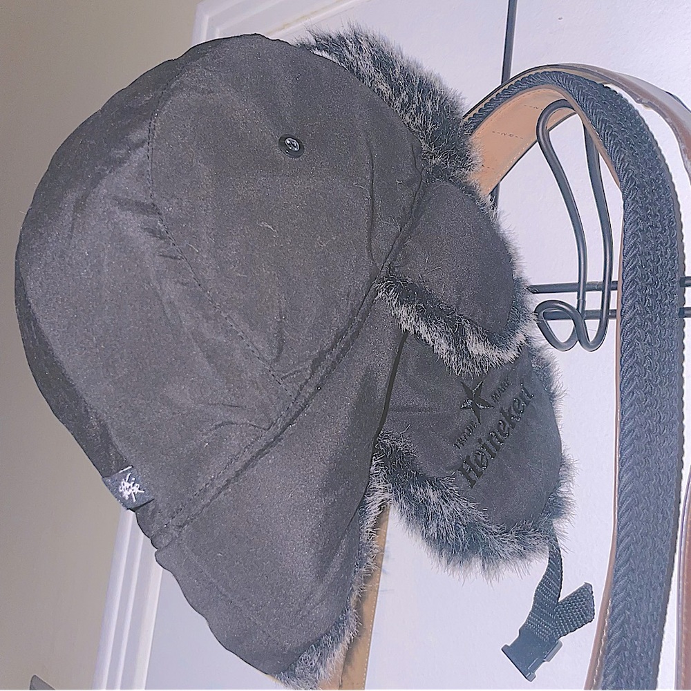 NEW Hunter Heineken Beer Lightweight Trapper Winter Hat